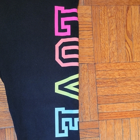 PINK Victoria's Secret Black Yoga Leggings Size Medium - Picture 9 of 10